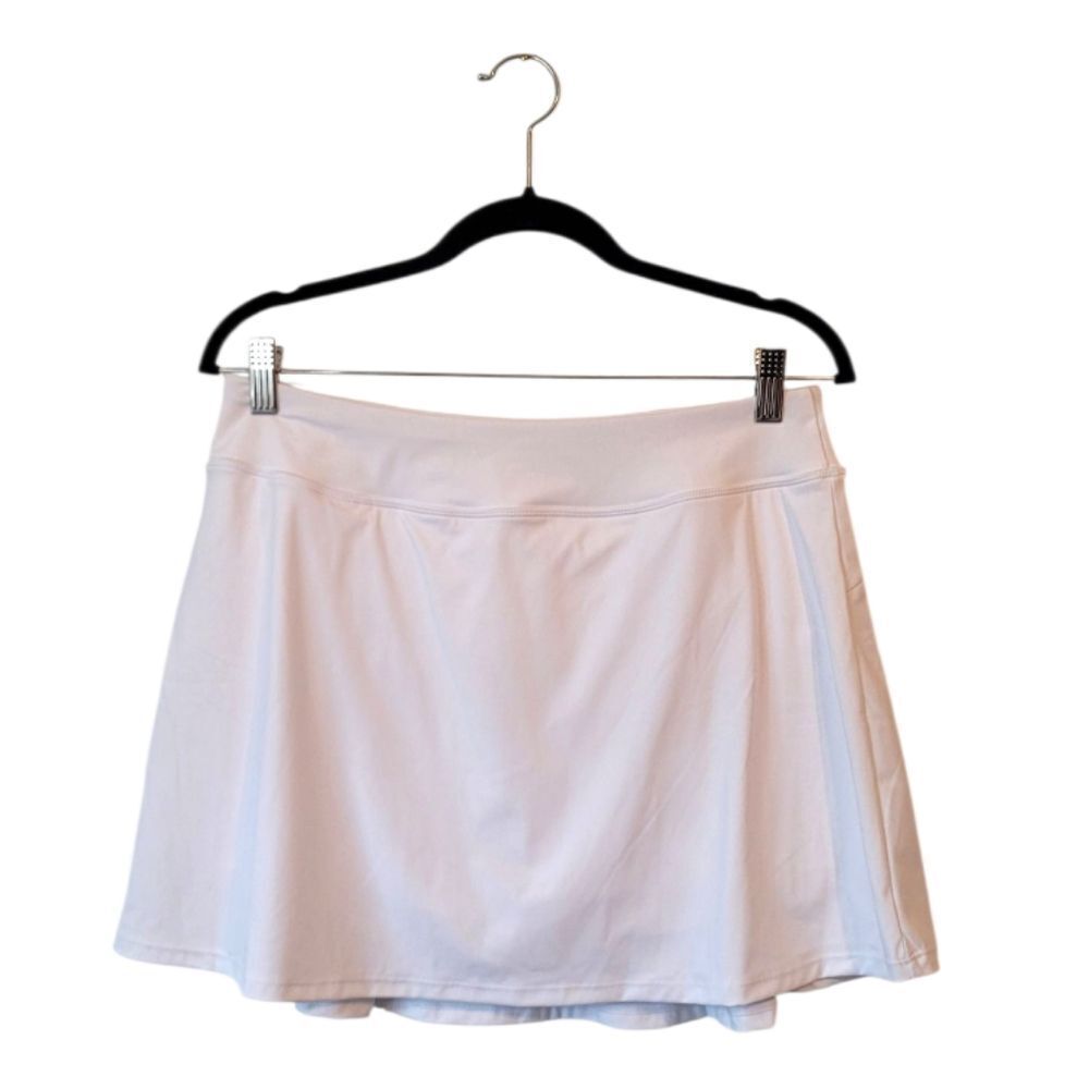 Stelle Women's White Classic Tennis Skirt Size L